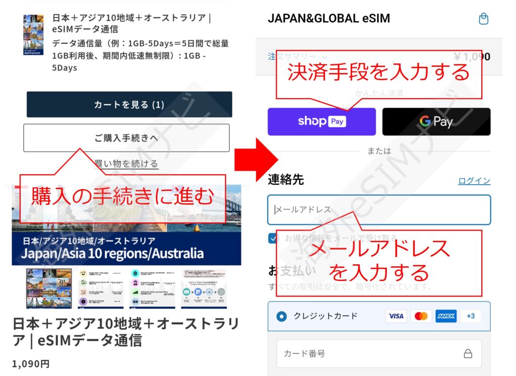 JAPAN & GLOBAL eSIMインストール方法